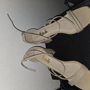 SHEIN Cream Elegant Heels